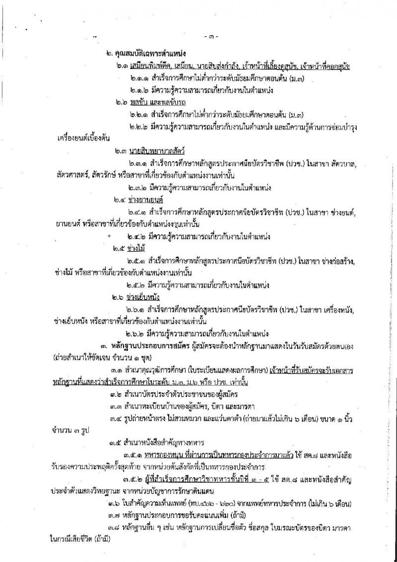 กรมการแพทย์ทหารบก ประกาศรับสมัครสอบคัดเลือกทหารกองหนุน บรรจุเข้ารับราชการเป็นนายทหารประทวน ประจำปีงบประมาณ 2560 จำนวน 11 ตำแหน่ง 26 อัตรา (วุฒิ ม.ต้น ม.ปลาย ปวช.) รับสมัครสอบตั้งแต่วันที่ 27 ก.พ. - 3 มี.ค. 2560