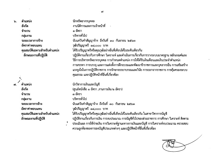 มหาวิทยาลัยราชภัฏนครศรีธรรมราช ประกาศรับสมัครบุคคลเพื่อเลือกสรรเป็นพนักงานราชการทั่วไป จำนวน 9 ตำแหน่ง 14 อัตรา (วุฒิ ปวส. ป.ตรี) รับสมัครสอบตั้งแต่วันที่ 11-19 ก.ค. 2560