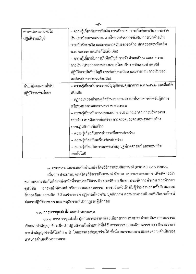 เทศบาลตำบลสันทรายหลวง ประกาศรับสมัครบุคคลเข้ารับการสรรหาและเลือกสรรเป็นพนักงานราชการทั่วไป จำนวน 13 ตำแหน่ง 78 อัตรา (ไม่จำกัดวุฒิ) รับสมัครสอบตั้งแต่วันที่ 2-10 ต.ค. 2560