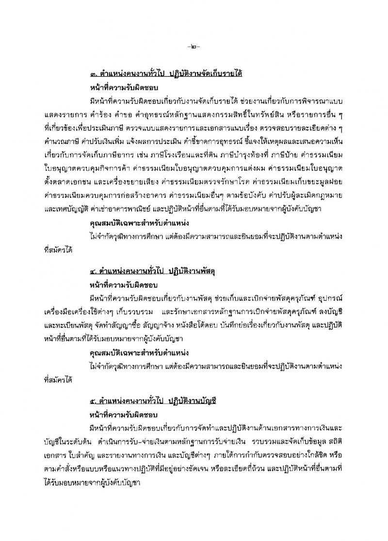 เทศบาลตำบลสันทรายหลวง ประกาศรับสมัครบุคคลเข้ารับการสรรหาและเลือกสรรเป็นพนักงานราชการทั่วไป จำนวน 13 ตำแหน่ง 78 อัตรา (ไม่จำกัดวุฒิ) รับสมัครสอบตั้งแต่วันที่ 2-10 ต.ค. 2560