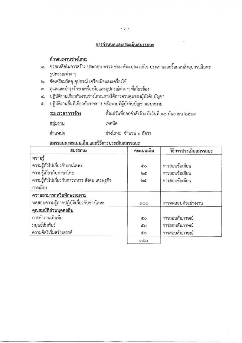 กรมพลาธิการทหารอากาศ ประกาศรับสมัครบุคคลเพื่อเลือกสรรเป็นพนักงานราชการ จำนวน 2 กลุ่มงาน 13 อัตรา (วุฒิ ม.ต้น ปวช.) รับสมัครสอบตั้งแต่วันที่ 16-24 พ.ย. 2560