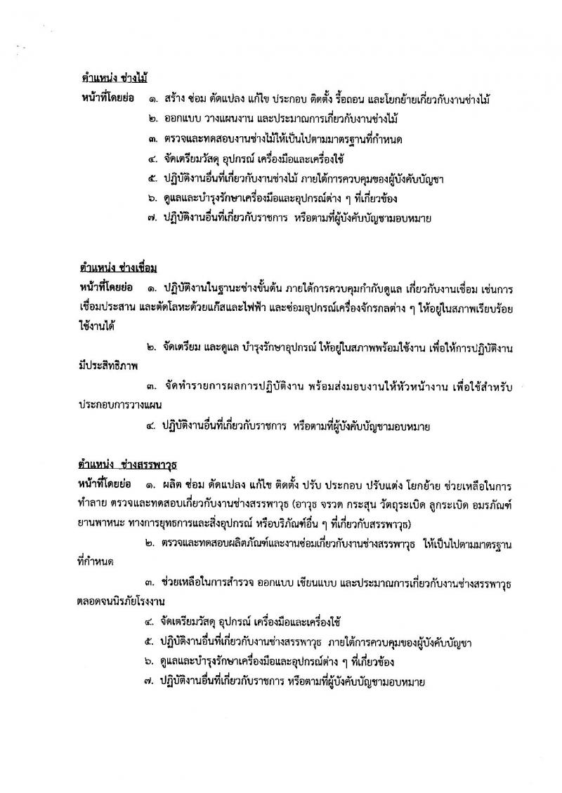 กรมสรรพาวุธทหารอากาศ ประกาศรับสมัครบุคคลเพื่อเลือกสรรเป็นพนักงานราชการ จำนวน 41 อัตรา (วุฒิ ม.ต้น ม.ปลาย ปวช.) รับสมัครสอบตั้งแต่วันที่ 8-14 พ.ย. 2560