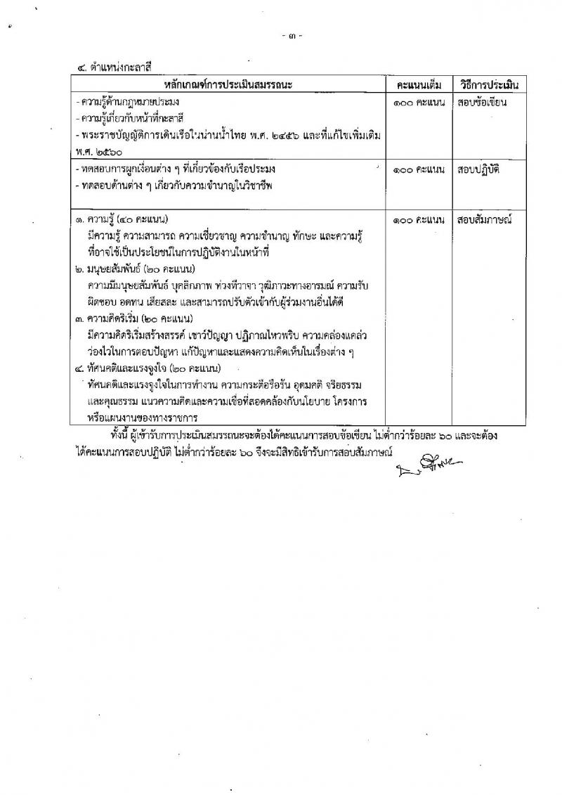 กรมประมง ประกาศรับสมัครบุคคลเพื่อเลือกสรรเป็นพนักงานราชการ จำนวน 4 ตำแหน่ง 4 อัตรา (วุฒิ ม.ต้น ม.ปลาย ปวช. ป.ตรี) รับสมัครสอบตั้งแต่วันที่ 12-20 ธ.ค. 2560