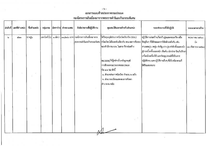 กรมประมง ประกาศรับสมัครบุคคลเพื่อเลือกสรรเป็นพนักงานราชการทั่วไป จำนวน 7 ตำแหน่ง 12 อัตรา (วุฒิ ม.ต้น ม.ปลาย ปวช. ปวส. ป.ตรี) รับสมัครสอบตั้งแต่วันที่ 13-21 มี.ค. 2560