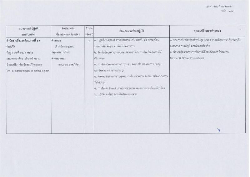 สำนักงานปลัดกระทรวงทรัพยากรธรรมชาติและสิ่งแวดล้อม ประกาศรับสมัครบุคคลเพื่อเลือกสรรเป็นพนักงานราชการทั่วไป จำนวน 4 อัตรา (วุฒิ ปวส. ป.ตรี) รับสมัครสอบตั้งแต่วันที่ 23-31 มี.ค. 2560