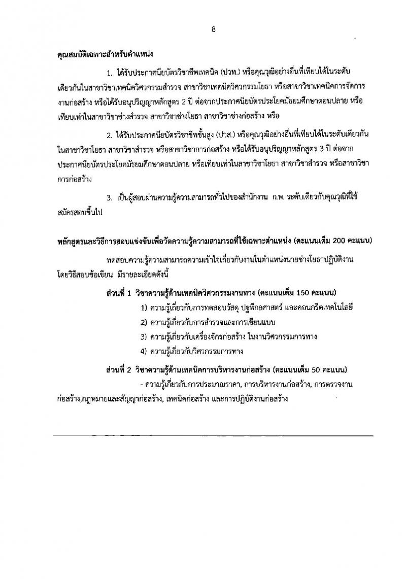 กรมทางหลวง ประกาศรับสมัครสอบแข่งขันเพื่อบรรจุและแต่งตั้งบุคคลเข้ารับราชการ จำนวน 3 ตำแหน่ง 60 อัตรา (วุฒิ ปวส.ปวท. อนุปริญญา) รับสมัครสอบทางอินเทอร์เน็ต ตั้งแต่วันที่ 27 มี.ค. - 20 เม.ย. 2560