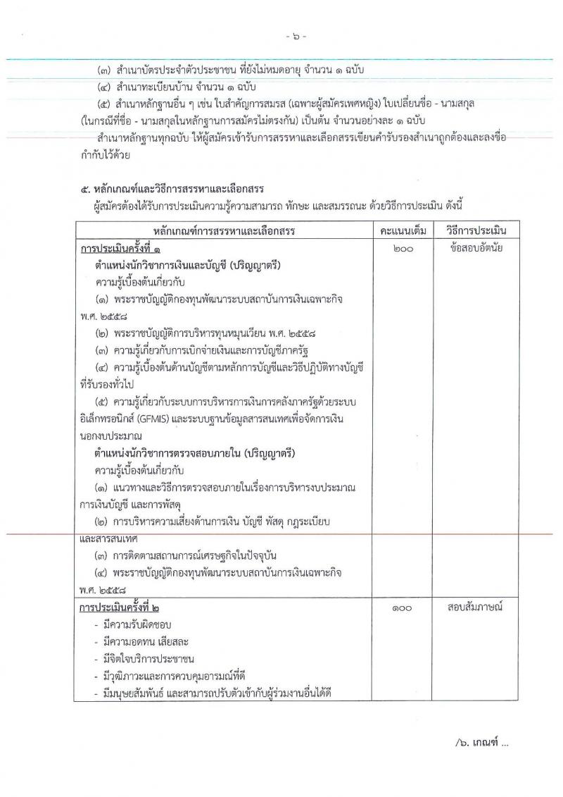 สำนักงานเศรษฐกิจการคลัง ประกาศรับสมัครบุคคลเพื่อสรรหาและเลือกสรรเป็นพนักงานเงินทุนหมุนเวียน จำนวน 2 ตำแหน่ง 3 อัตรา (วูฒิ ป.ตรี) รับสมัครสอบทางอินเทอร์เน็ต ตั้งแต่วันที่ 3-18 เม.ย. 2560
