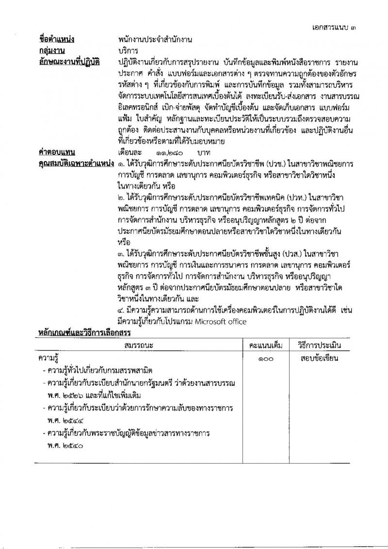 มสรรพสามิต ประกาศรับสมัครบุคคลเพื่อเลือกสรรเป็นพนักงานราชการทั่วไป จำนวน 4 ตำแหน่ง 4 อัตรา (วุฒิ ปวช. ปวท. ปวส. ป.ตรี ป.โท) รับสมัครสอบตั้งแต่วันที่ 21-25 ส.ค. 2560