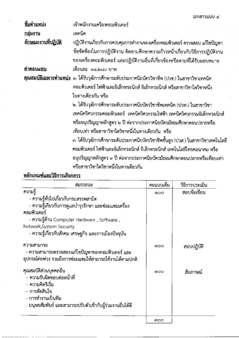 มสรรพสามิต ประกาศรับสมัครบุคคลเพื่อเลือกสรรเป็นพนักงานราชการทั่วไป จำนวน 4 ตำแหน่ง 4 อัตรา (วุฒิ ปวช. ปวท. ปวส. ป.ตรี ป.โท) รับสมัครสอบตั้งแต่วันที่ 21-25 ส.ค. 2560
