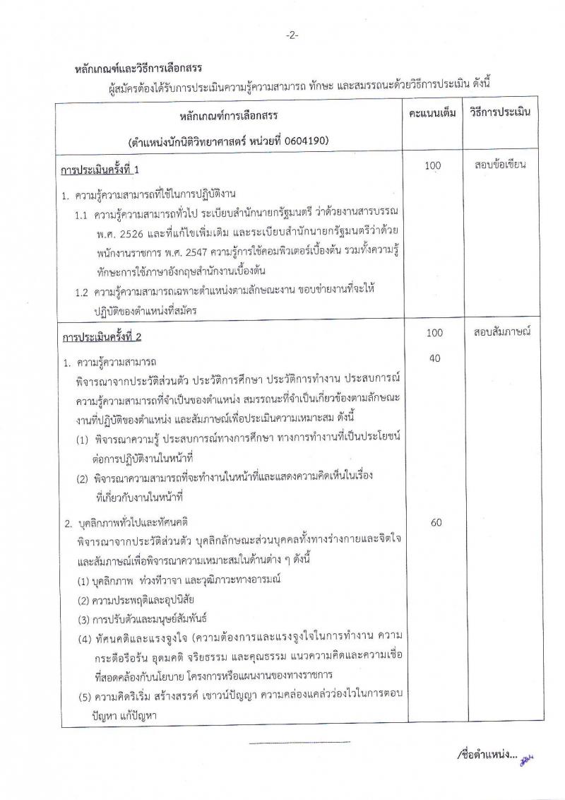 สถาบันนิติวิทยาศาสตร์ ประกาศรับสมัครบุคคลเพื่อเลือกสรรเป็นพนักงานราชการทั่วไป จำนวน 5 ตำแหน่ง 5 อัตรา (วุฒิ ป.ตรี) รับสมัครสอบตั้งแต่วันที่ 13-19 ก.ย. 2560
