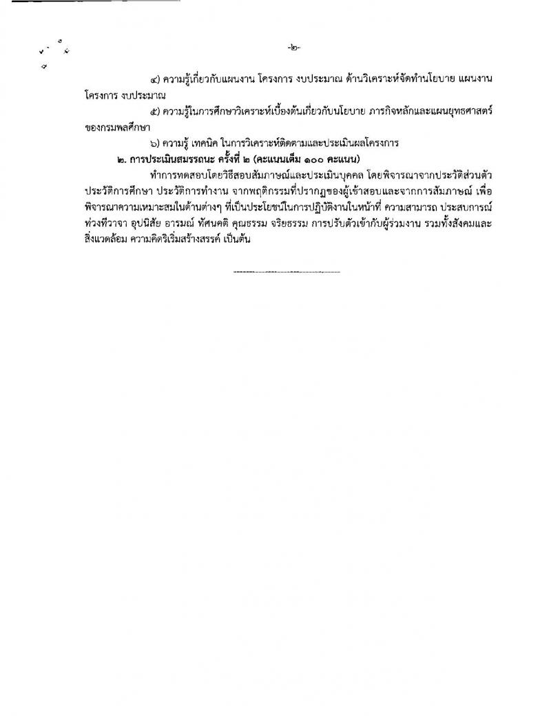กรมพลศึกษา รับสมัครสอบบุคคลเพื่อเลือกสรรเป็นพนักงานราชการทั่วไป จำนวน 2 ตำแหน่ง 2 อัตรา (วุฒิ ป.ตรี) รับสมัครสอบทางอินเทอร์เน็ต ตั้งแต่วันที่ 11-21 ก.ย. 2560
