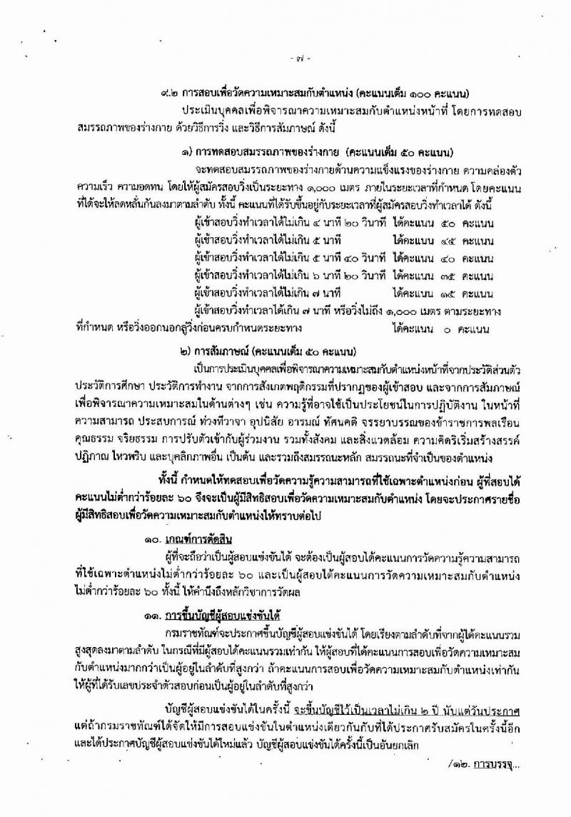 กรมราชทัณฑ์ ประกาศรับสมัครสอบแข่งขันเพื่อบรรจุและแต่งตั้งบุคคลเข้ารับราชการตำแหน่งเจ้าพนักงานราชทัณฑ์ปฏิบัติงาน จำนวนครั้งแรก 300 อัตรา (วุฒิ ปวท. ปวส. อนุปริญญา) รับสมัครสอบทางอินเทอร์เน็ต ตั้งแต่วันที่ 27 พ.ย. – 19 ธ.ค. 2560