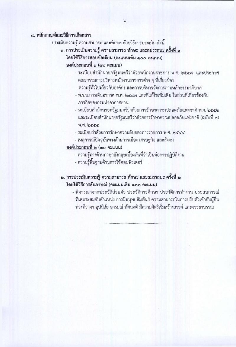 กรมท่าอากาศยาน ประกาศรับสมัครบุคคลเพื่อเลือกสรรเป็นพนักงานราชการทั่วไป จำนวน 8 ตำแหน่ง 25 อัตรา (วุฒิ ปวส. ป.ตรี) รับสมัครสอบตั้งแต่วันที่ 22-26 ม.ค. 2561