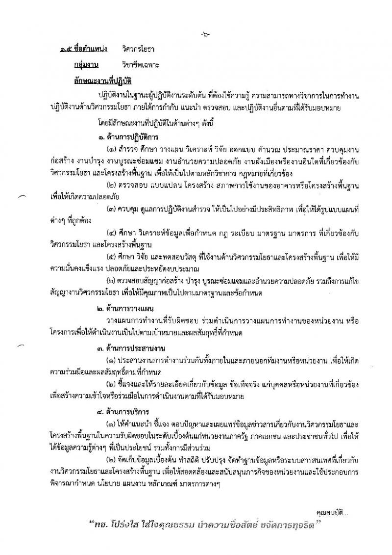 กรมทางหลวงชนบท ประกาศรับสมัครบุคคลเพื่อเลือกสรรเป็นพนักงานราชการทั่วไป จำนวน 6 ตำแหน่ง 24 อัตรา (วุฒิ ปวส. หรือเทียบเท่า, ป.ตรี) รับสมัครสอบทางอินเทอร์เน็ต ตั้งแต่วันที่ 4-11 เม.ย. 2561