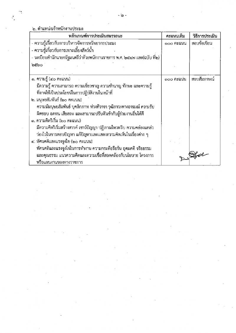 กรมประมง ประกาศรับสมัครบุคคลเพื่อเลือกสรรเป็นพนักงานราชการทั่วไป จำนวน 3 อัตรา (วุฒิ ปวส. ป.ตรี) รับสมัครสอบตั้งแต่วันที่ 18-26 เม.ย. 2561