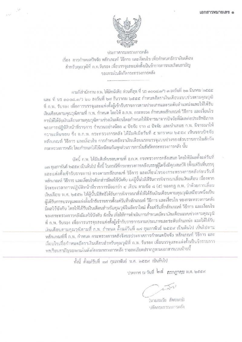 สำนักงานเศรษฐกิจการคลัง รับสมัครสอบแข่งขันเพื่อบรรจุและแต่งตั้งบุคคลเข้ารับราชการในตำแหน่งเศรษฐกรปฏิบัติการ จำนวน 13 อัตรา (วุฒิ ป.โท) รับสมัครสอบทางอินเทอร์เน็ต ตั้งแต่วันที่ 6-26 มี.ค. 2562