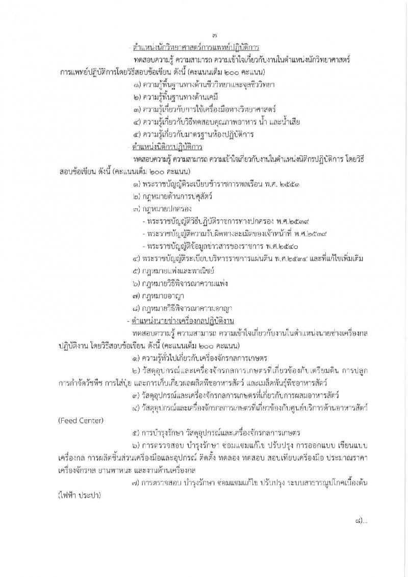 กรมปศุสัตว์ รับสมัครสอบแข่งขันเพื่อบรรจุและแต่งตั้งบุคคลเข้ารับราชการ จำนวน 3 ตำแหน่ง 10 อัตรา (วุฒิ ปวส. ป.ตรี) รับสมัครสอบทางอินเทอร์เน็ต ตั้งแต่วันที่ 11-29 มี.ค. 2562