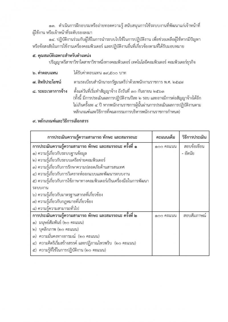 สำนักงานคณะกรรมการอาหารและยา รับสมัครบุคคลเพื่อเลือกสรรเป็นพนักงานราชการทั่วไป จำนวนครั้งแรก 2 อัตรา (วุฒิ ป.ตรี) รับสมัครทางอินเทอร์เน็ต ตั้งแต่วันที่ 13-19 มี.ค. 2562