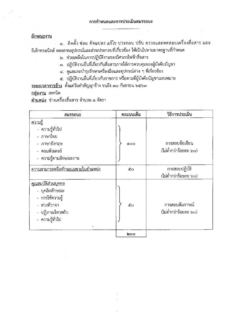 กรมสื่อสารอิเล็กทรอนิกส์ทหารอากาศ รับสมัครสอบเป็น พนักงานราชการ