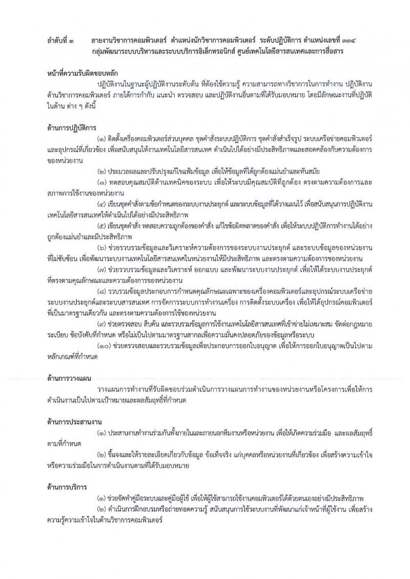 สำนักงานปลัดกระทรวงคมนาคม รับสมัครสอบเป็น ข้าราชการ