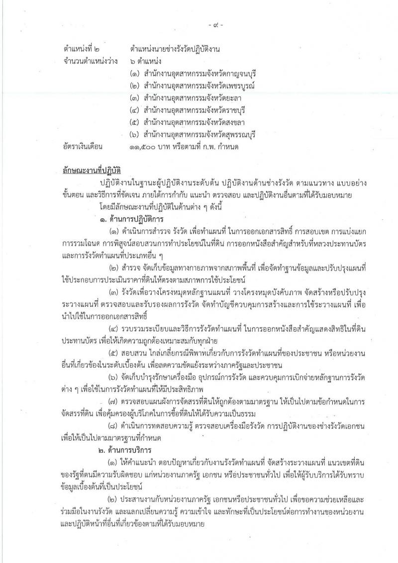 สำนักงานปลัดกระทรวงอุตสาหกรรม รับสมัครสอบแข่งขันเพื่อบรรจุและแต่งตั้งบุคคลเข้ารับราชการ จำนวน 2 ตำแหน่ง ครั้งแรก 8 อัตรา (วุฒิ ปวส. ป.ตรี) รับสมัครสอบทางอินเทอร์เน็ต ตั้งแต่วันที่ 15 ส.ค. – 4 ก.ย. 2562