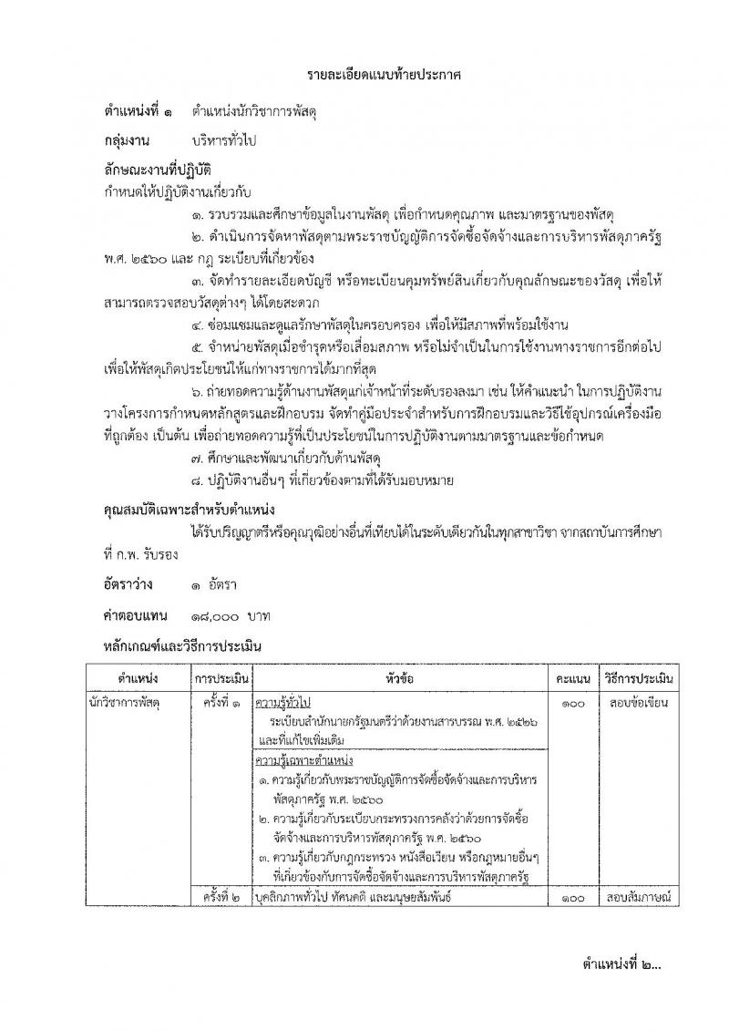 กรมธนารักษ์ รับสมัครบุคคลเพื่อเลือกสรรเป็นพนักงานราชการทั่วไป จำนวน 4 อัตรา (วุฒิ ม.ต้น ป.ตรี) รับสมัครสอบทางอินเทอร์เน็ต ตั้งแต่วันที่ 20-26 ก.ย. 2562