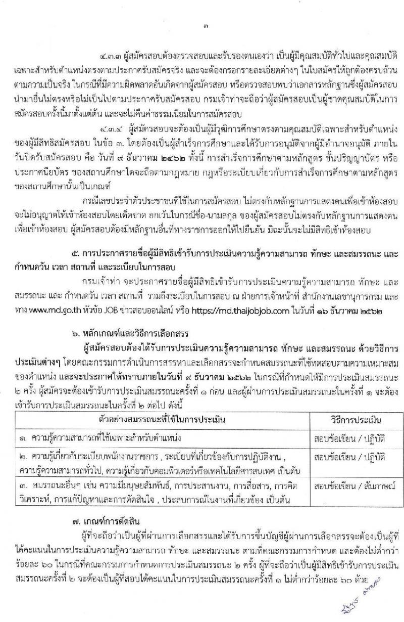 กรมเจ้าท่า รับสมัครบุคคลเพื่อเลือกสรรเป็นพนักงานราชการทั่วไป จำนวน 11 ตำแหน่ง 14 อัตรา (วุฒิ ปวส. ป.ตรี) รับสมัครสอบทางอินเทอร์เน็ต ตั้งแต่วันที่ 25 พ.ย. – 9 ธ.ค. 2562