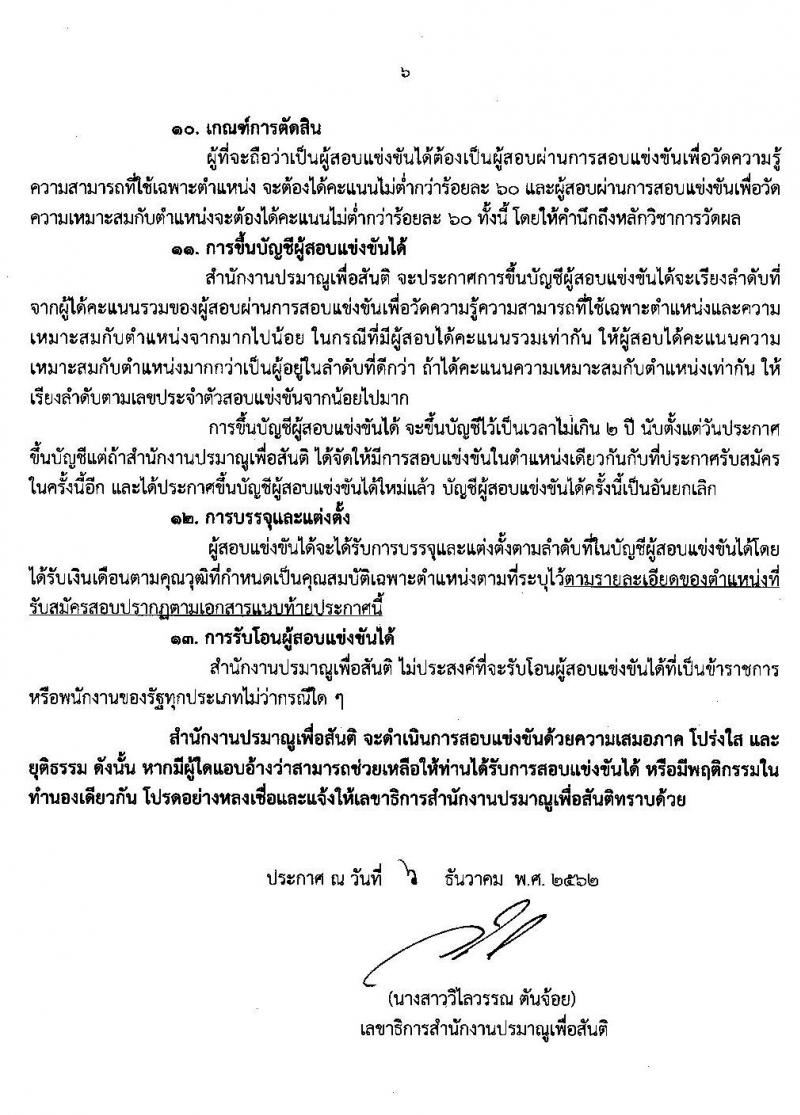 สำนักงานปรมาณูเพื่อสันติ รับสมัครสอบแข่งขันเพื่อบรรจุและแต่งตั้งบุคคลเข้ารับราชการ จำนวน 8 ตำแหน่ง 13 อัตรา (วุฒิ ปวส. ป.ตรี ป.โท) รับสมัครสอบทางอินเทอร์เน็ต ตั้งแต่วันที่ 23 ธ.ค. 62 – 17 ม.ค. 63