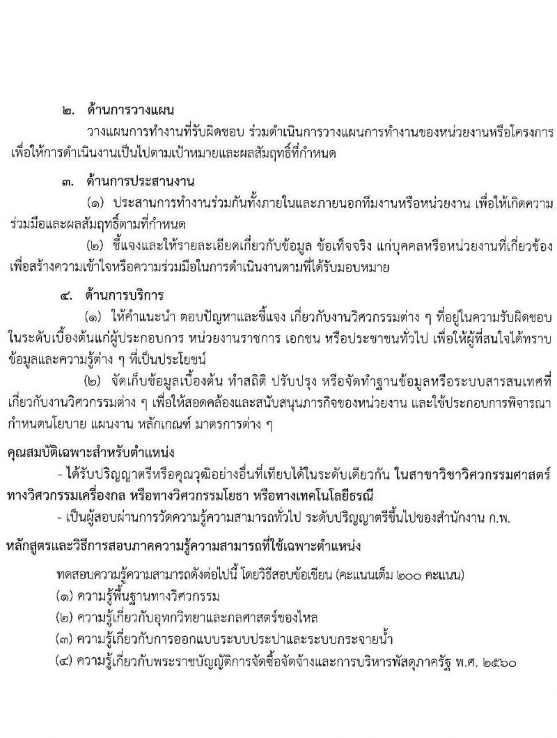 กรมทรัพยากรน้ำบาดาล รับสมัครสอบแข่งขันเพื่อบรรจุและแต่งตั้งบุคคลเข้ารับราชการ จำนวนครั้งแรก 5 อัตรา (วุฒิ ป.ตรี) รับสมัครสอบทางอินทเอร์เน็ต ตั้งแต่วันที่ 19 ก.พ. – 10 มี.ค. 2563