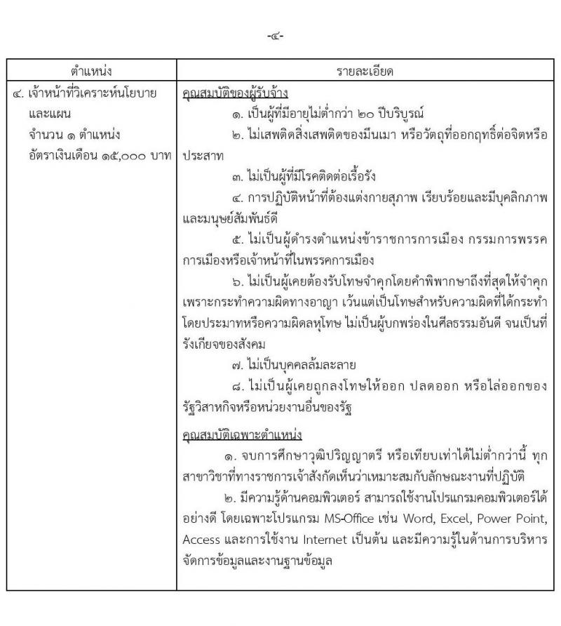 ศูนย์ปฏิบัติการฝนหลวงภาคเหนือตอนล่าง รับสมัครงานพนักงานจ้างเหมาเอกชนบริการ 9 ตำแหน่ง 14 อัตรา (วุฒิ บางตำแหน่งไม่ต้องใช้วุฒิ, ป.6 ปวส. ป.ตรี) รับสมัครสอบตั้งแต่วันที่ 11 – 17 มี.ค. 2563