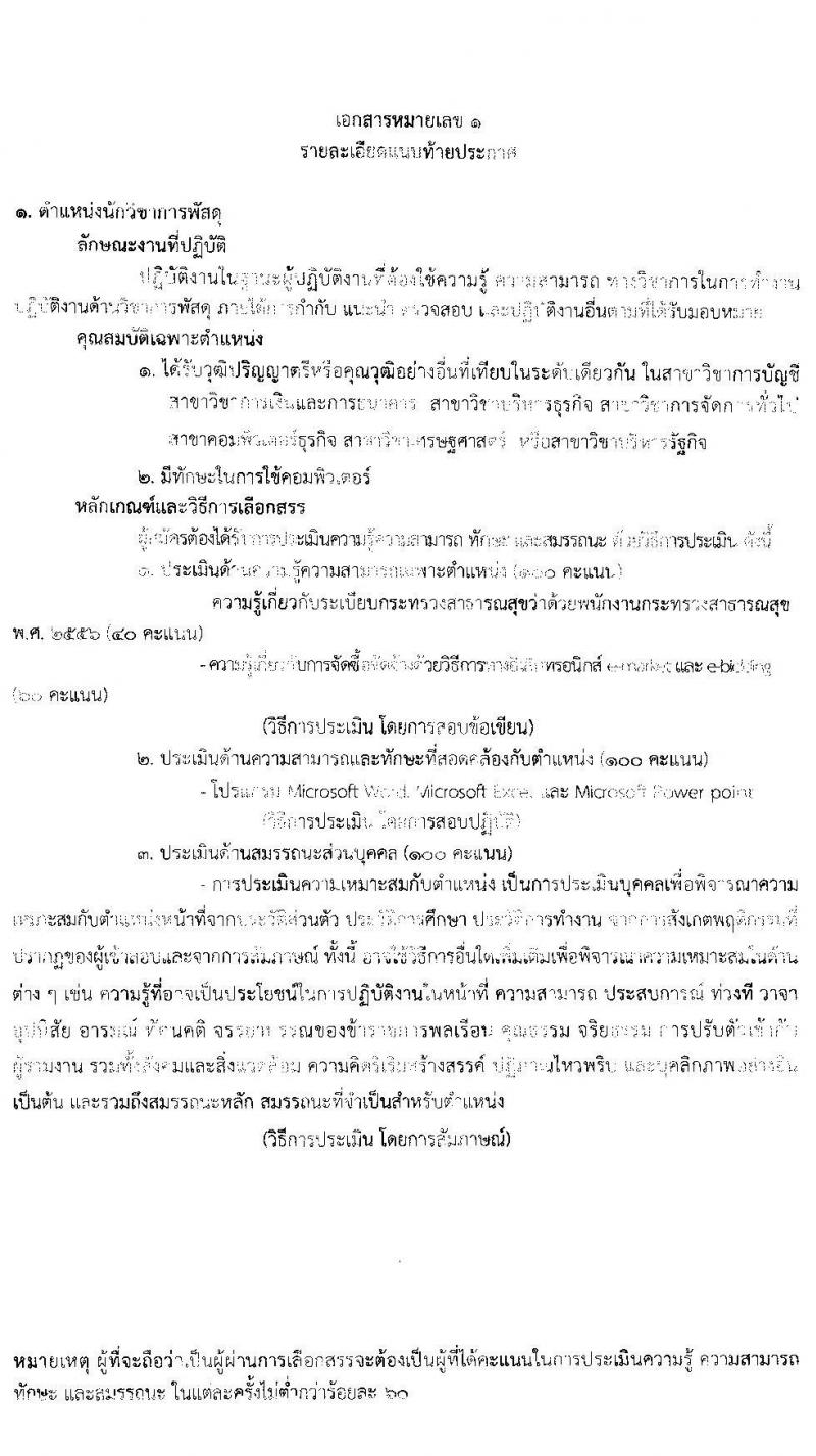โรงพยาบาลสงฆ์ รับสมัครบุคคลเพือเลือกสรรเป็นพนักงานกระทรวงสาธารณสุขทั่วไป จำนวน 5 ตำแหน่ง 7 อัตรา (วุฒิ ม.ต้น ม.ปลาย ปวช. ปวส. ป.ตรี) รับสมัครสอบตั้งแต่วันที่ 30 มี.ค. – 10 เม.ย. 2563