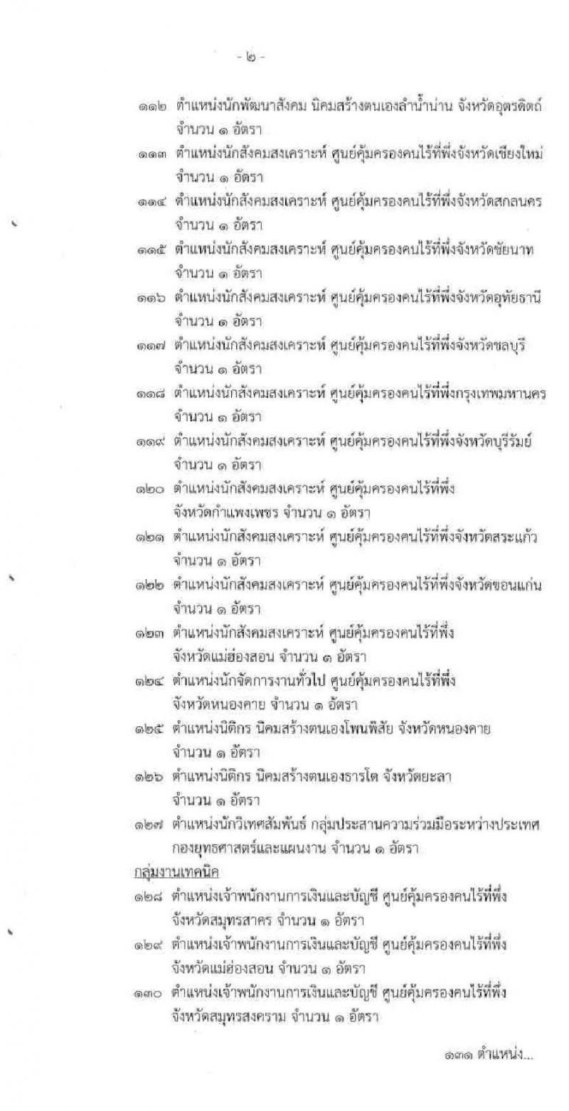 กรมพัฒนาสังคมและสวัสดิการ รับสมัครบุคคลเพื่อเลือกสรรเป็นพนักงานราชการทั่วไป จำนวน 83 อัตรา (วุฒิ ม.ต้น ม.ปลาย ปวช. ปวส. ป.ตรี) รับสมัครสอบทางอินเทอร์เน็ต ตั้งแต่วันที่ 1-8 มิ.ย. 2563