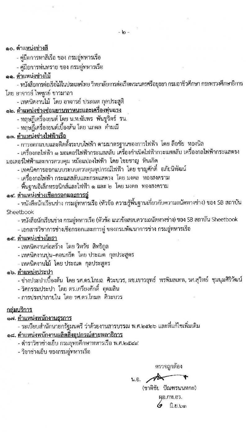 กรมอู่ทหารเรือ รับสมัครบุคคลพลเรือนเพื่อเลือกสรรเป็นพนักงานราชการ จำนวน 77 อัตรา (วุฒิ ไม่ต่ำกว่า ม.ต้น, ปวช.) รับสมัครสอบทางอินเทอร์เน็ต ตั้งแต่วันที่ 18-26 มิ.ย. 2563