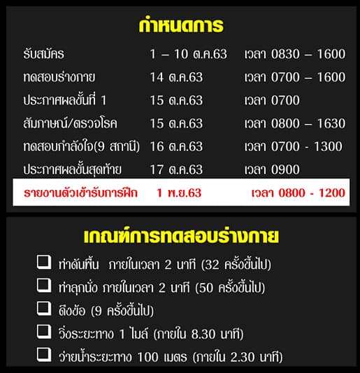 กองพันจู่โจมรักษาพระองค์ รับสมัครสอบคัดเลือกบุคคลพลเรือนเข้าเป็นอาสาสมัคร จำนวน 146 อัตรา (วุฒิ ไม่ต่ำกว่า ป.6) รับสมัครสอบตั้งแต่วันที่ 1-10 ต.ค. 2563