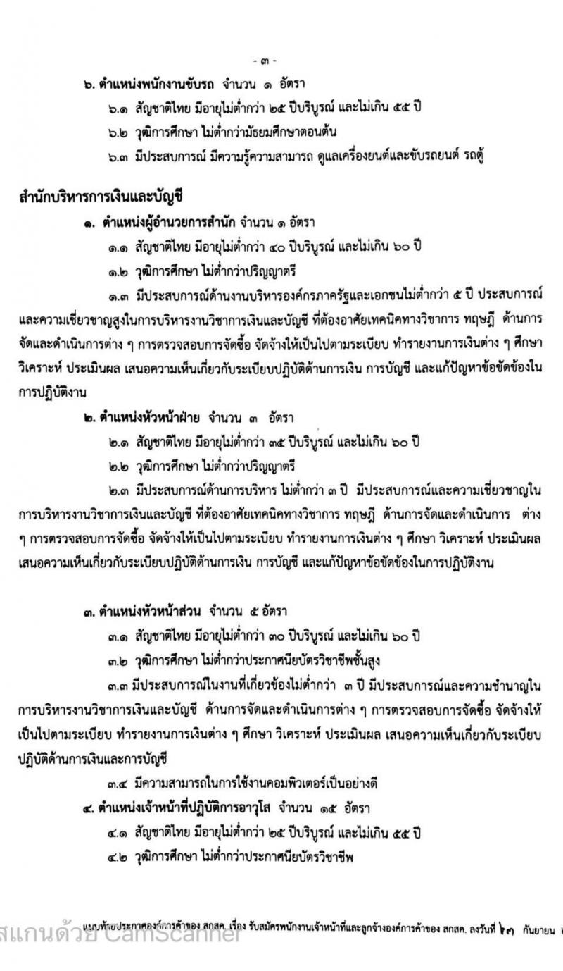 องค์การค้าของ สกสค. รับสมัครบุคคลเพื่อบรรจุเป็นพนักงานเจ้าหน้ารที่และลูกจ้าง จำนวนหลายตำแหน่ง 274 อัตรา (วุฒิ ม.ต้น ม.ปลาย ปวช. ปวส. ป.ตรี) รับสมัครสอบตั้งแต่บัดนี้ ถึง 28 ก.ย. 2563