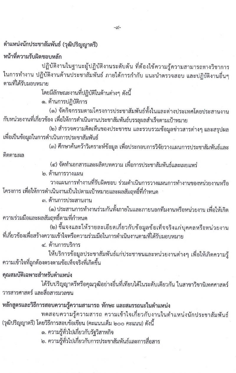 สำนักงานคณะกรรมการนโยบายรัฐวิสาหกิจ รับสมัครคัดเลือกบุคคลเพื่อเป็นลูกจ้างชั่วคราว จำนวน 7 ตำแหน่ง 11 อัตรา (วุฒิ ม.ปลาย ป.ตรี ป.โท) รับสมัครสอบตั้งแต่วันที่ 22 ต.ค. – 6 พ.ย. 2563
