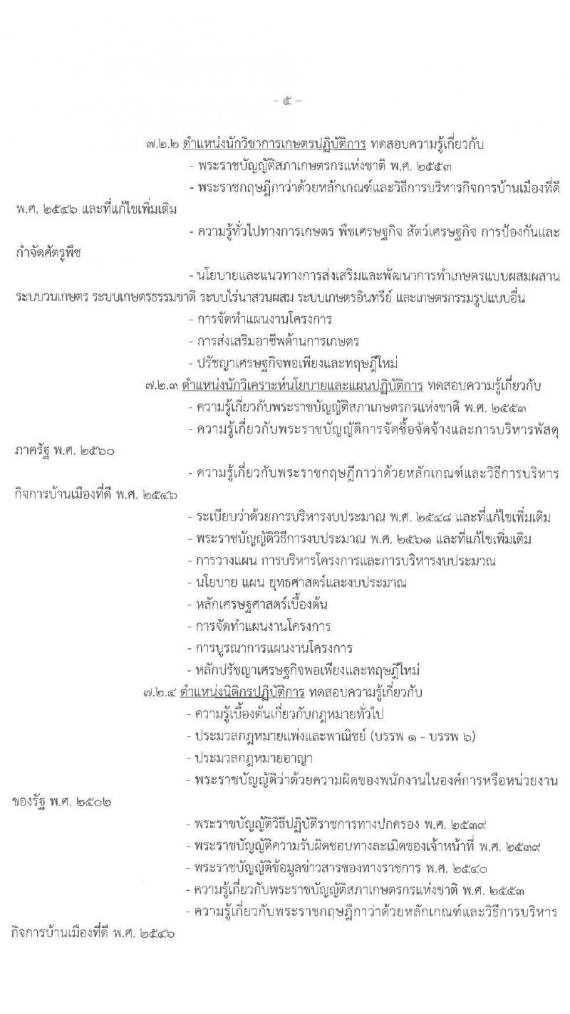 สำนักงานสภาเกษตรกรแห่งชาติ รับสมัครสอบแข่งขันเพื่อบรรจุบุคคลเข้าเป็นพนักงาน จำนวน 4 ตำแหน่ง ครั้งแรก 5 อัตรา (วุฒิ ไม่ต่ำกว่า ป.ตรี) รับสมัครสอบทางอินเทอร์เน็ต ตั้งแต่วันที่ 5-19 พ.ย. 2563