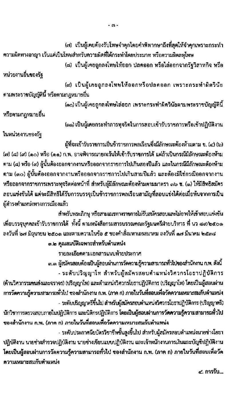 สำนักงานปรมาณูเพื่อสันติ รับนสมัครสอบแข่งขันเพื่อบรรจุและแต่งตั้งบุคคลเข้ารับราชการ จำนวน 11 ตำแหน่ง ครั้งแรก 13 อัตรา (วุฒิ ปวท. ปวส. ป.ตรี) รับสมัครสอบทางอินเทอร์เน็ต ตั้งแต่วันที่ 23 ธ.ค. 63 – 20 ม.ค. 64