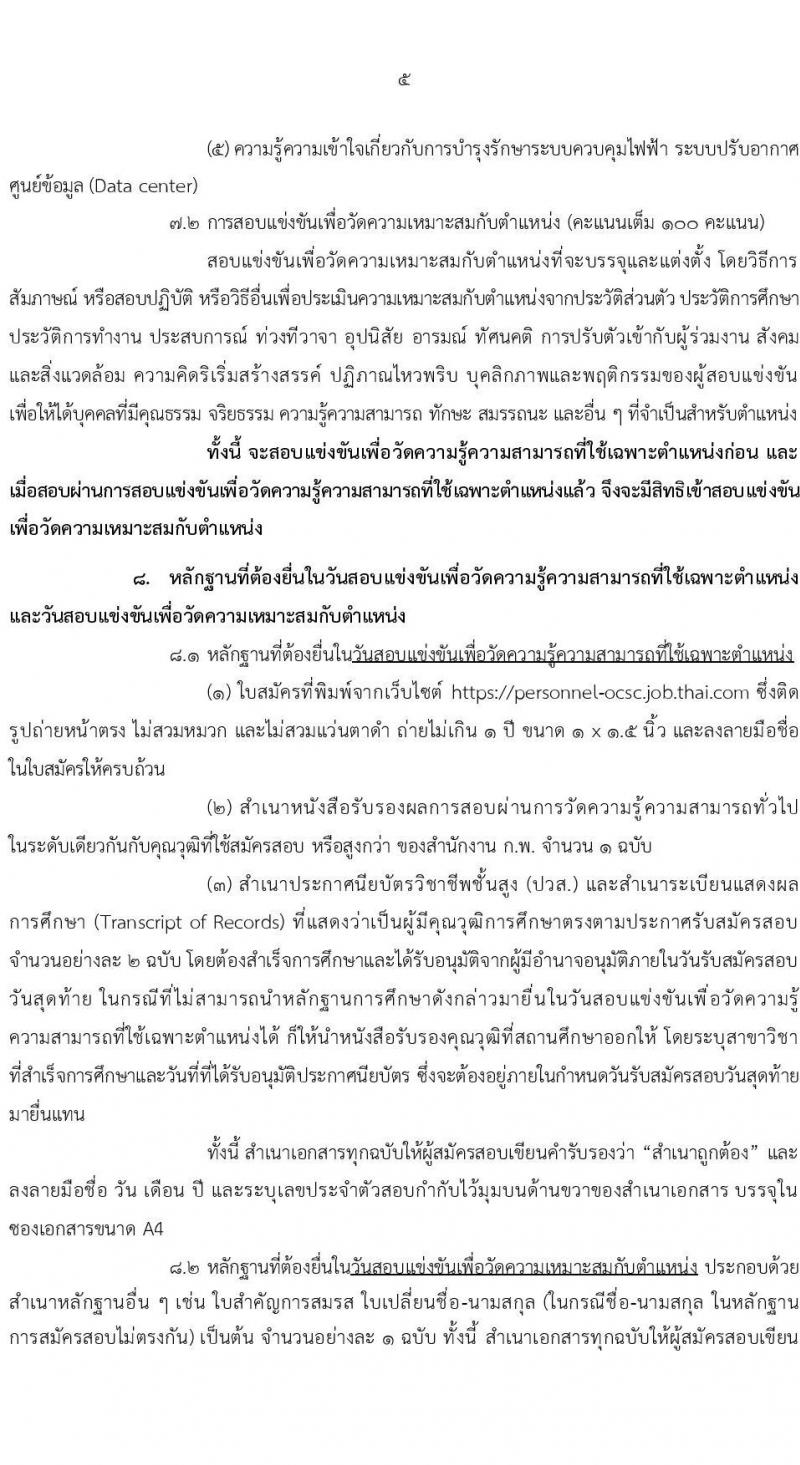 สำนักงาน ก.พ. รับสมัครสอบแข่งขันเพื่อบรรจุบุคคลเข้ารับราชการ ตำแหน่ง เจ้าพนักงานเครื่องคอมพิวเตอร์ปฏิบัติงาน ครั้งแรก 3 อัตรา (วุฒิ ปวส.) รับสมัครสอบทางอินเทอร์เน็ต ตั้งแต่วันที่ 17 ธ.ค. 63 – 8 ม.ค. 64
