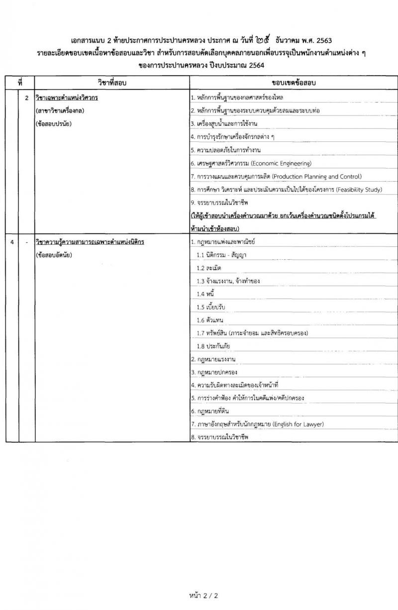 การประปานครหลวง รับสมัครบุคคลภายนอกเพื่อบรรจุเป็นนพักงาน จำนวน 3 ตำแหน่ง ครั้งแรก 13 อัตรา (วุฒิ ป.ตรี) รับสมัครสอบทางอินเทอร์เน็ต ตั้งแต่วันที่ 15-28 ม.ค. 2564