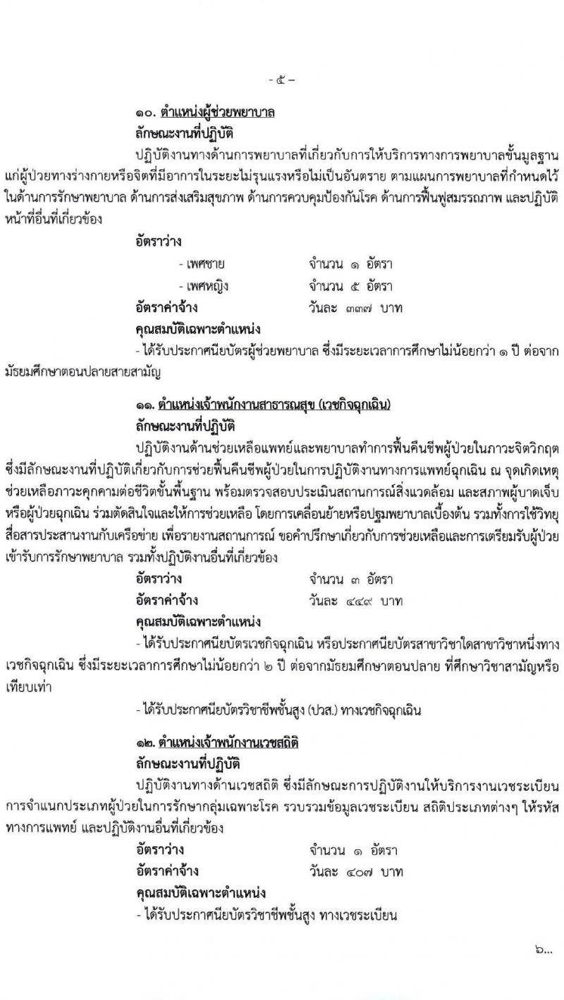 โรงพยาบาลมหาราชนครศรีธรรมราช รับสมัครบุคคลเข้ารับการจัดจ้างเป็นลูกจ้างชั่วคราว จำนวน 27 ตำแหน่ง 81 อัตรา (วุฒิ ม.ต้น ม.ปลาย ปวช. ปวส. ป.ตรี) รับสมัครสอบตั้งแต่วันที่ 5-11 ม.ค. 2564