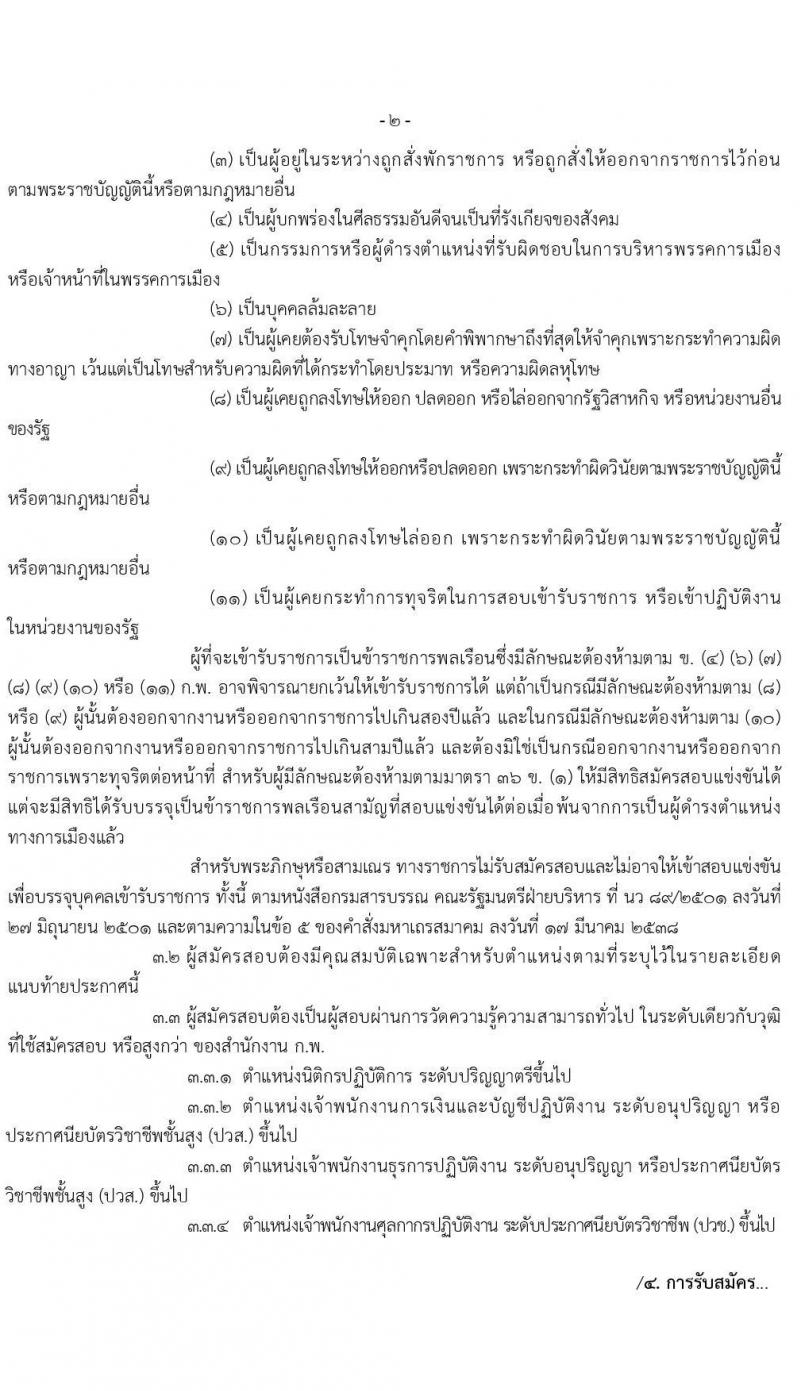 กรมศุลกากร รับสมัครสอบแข่งขันเพื่อบรรจุและแต่งตั้งบุคคลเข้ารับราชการ จำนวน 4 ตำแหน่ง ครั้งแรก 50 อัตรา (วุฒิ ปวส. ป.ตรี) รับสมัครสอบทางอินเทอร์เน็ต ตั้งแต่วันที่ 8 ก.พ. – 2 มี.ค. 2564