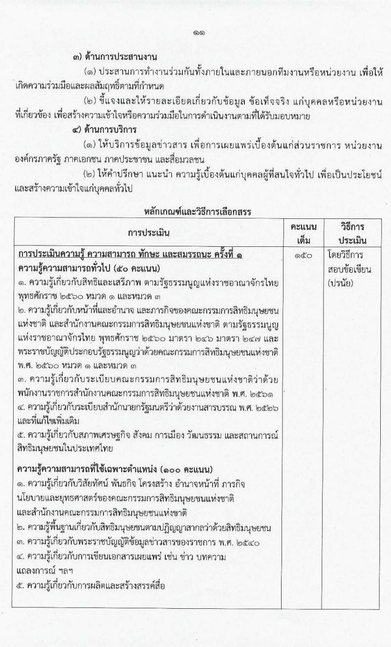 สำนักงานคณะกรรมการสิทธิมนุษย์ยชนแห่งชาติ รับสมัครบุคคลเพื่อเลือกสรรเป็นพนักงานราชการทั่วไป จำนวน 3 ตำแหน่ง 3 อัตรา (วุฒิ ปวส. ป.ตรี) รับสมัครสอบตั้งแต่วันที่ 9-23 มี.ค. 2564