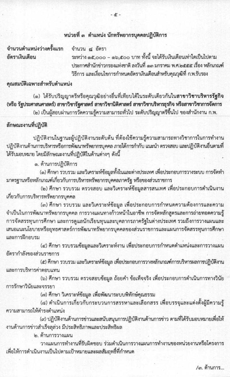 สำนักข่าวกรองแห่งชาติ รับสมัครสอบแข่งขันเพื่อบรรจุและแต่งตั้งบุคคลเข้ารับราชการ จำนวน 7 ตำแหน่ง ครั้งแรก 157 อัตรา (วุฒิ ปวส. ป.ตรี) รับสมัครสอบทางอินเทอร์เน็ต ตั้งแต่วันที่ 15 มี.ค. – 15 เม.ย. 2564