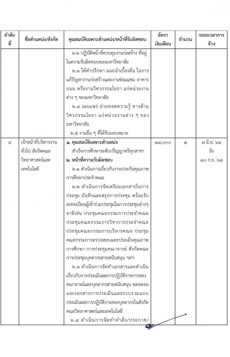 มหาวิทยาลัยราชภัฏเลย รับสมัครบุคคลเพื่อสรรหาและเลือกสรรเป็นพนักงานราชการทั่วไป จำนวน 4 ตำแหน่ง 4 อัตรา (วุฒิ ป.ตรี ป.โท) รับสมัครสอบตั้งแต่วันที่ 28 เม.ย. – 9 พ.ค. 2564
