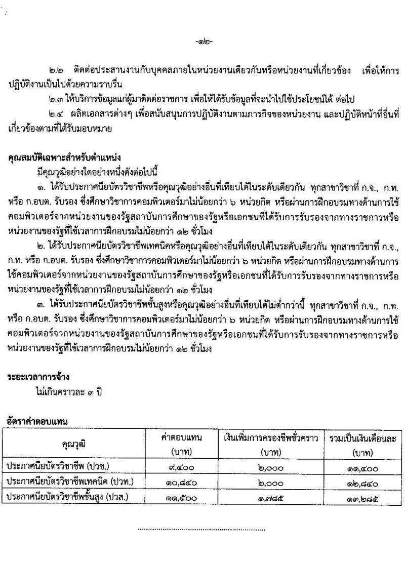 องค์การบริหารส่วนจังหวัดเชียงใหม่ รับสมัครสรรหาและเลือกสรรบุคคลทั่วไป ประเภทพนักงานจ้างตามภารกิจ จำนวน 9 ตำแหน่ง รวม 21 อัตรา (วุฒิ ปวช. ปวท. ปวส. ป.ตรี) รับสมัครสอบตั้งแต่วันที่ 1-11 มิ.ย. 2564