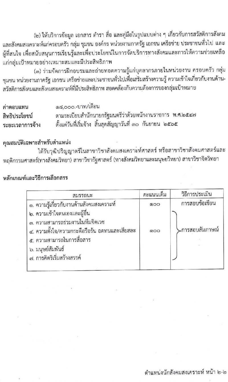 โรงพยาบาลศรีธัญญา รับสมัครบุคคลเพื่อเลือกสรรเป็นพนักงานราชการทั่วไป จำนวน 3 ตำแหน่ง 6 อัตรา (วุฒิ ป.ตรี) รับสมัครสอบออนไลน์ ตั้งแต่วันที่ 21 มิ.ย. – 16 ก.ค. 2564