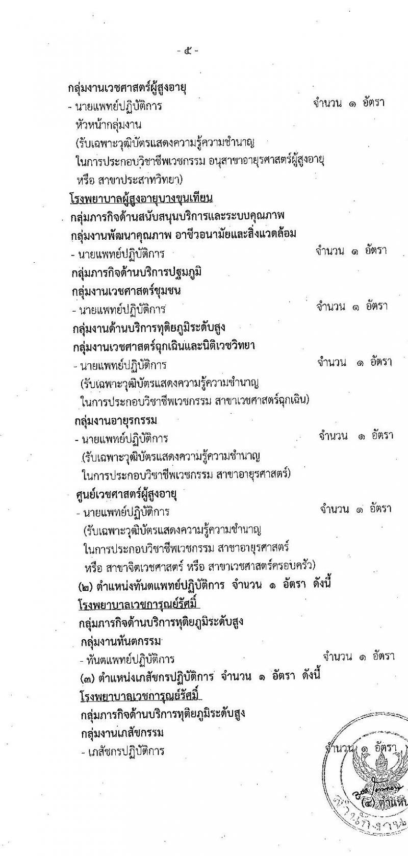 สำนักการแพทย์กรุงเทพมหานคร รับสมัครคัดเลือกเพื่อบรรจุและแต่งตั้งบุคคลข้ารับราชการ ครั้งที่ 2/2564 จำนวน 8 ตำแหน่ง 77 อัตรา (วุฒิ ปวส. ป.ตรี ทางการแพทย์ พยาบาล) รับสมัครสอบตั้งแต่วันที่ 28 มิ.ย. – 6 ก.ค. 2564