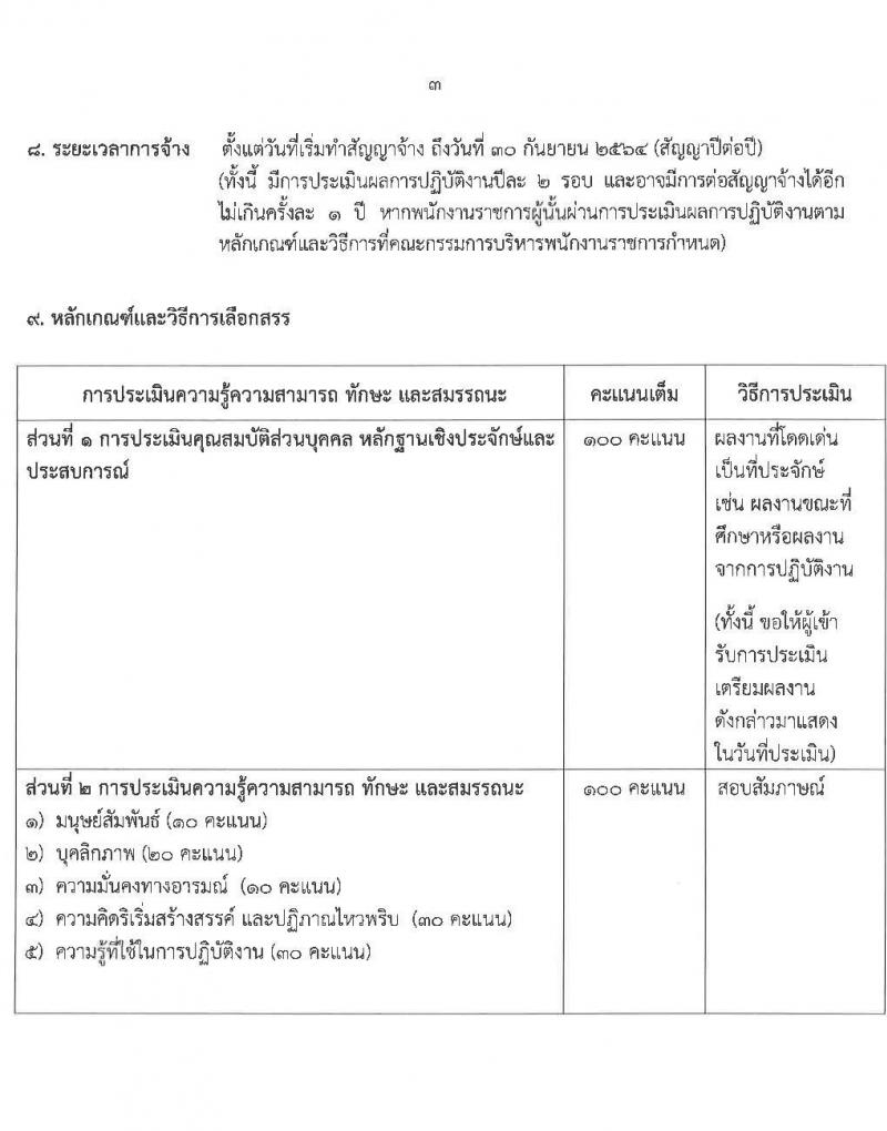 สำนักงานคณะกรรมการอาหารและยา รับสมัครบุคคลเพื่อเลือกสรรเป็นพนักงานราชการทั่วไป จำนวน 3 ตำแหน่ง 4 อัตรา (วุฒิ ป.ตรี) รับสมัครสอบทางอินเทอร์เน็ต ตั้งแต่วันที่ 6-13 ส.ค. 2564