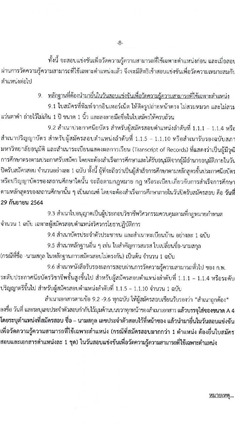 กรมศิลปากร รับสมัครสอบแข่งขันเพื่อบรรจุและแต่งตั้งบุคคลเข้ารับราชการ จำนวน 10 ตำแหน่ง ครั้งแรก 21 อัตรา (วุฒิ ปวส. ป.ตรี) รับสมัครทางอินเทอร์เน็ต ตั้งแต่วันที่ 1-29 ก.ย. 2564